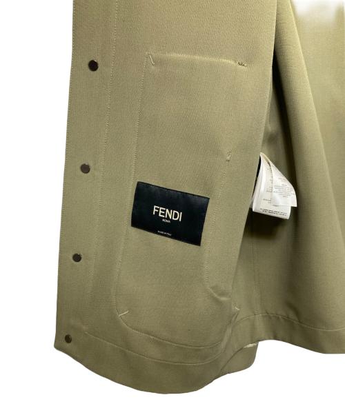 FENDI（フェンディ）FENDI (フェンディ) ジャケット グリーン サイズ:48の古着・服飾アイテム