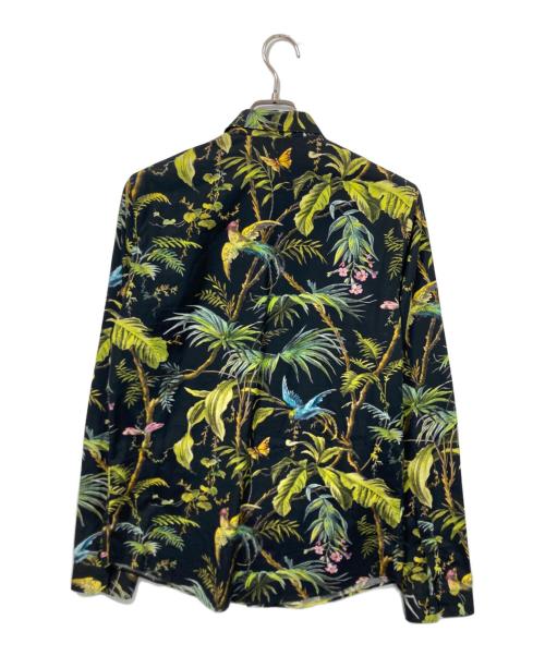 GUCCI（グッチ）GUCCI (グッチ) フローラル 花柄 シャツ グリーン サイズ:38の古着・服飾アイテム