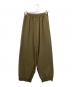 MM6 Maison Margiela（エムエムシックスメゾンマルジェラ）の古着「スリット スウェット ワイド パンツ」｜グリーン