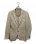 TAGLIATORE（タリアトーレ）の古着「リネン混テーラードジャケット」｜ベージュ
