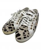 DOLCE & GABBANAドルチェ＆ガッバーナ）の古着「ハラコスニーカー」｜ホワイト