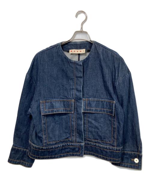 MARNI（マルニ）MARNI (マルニ) デニムジャケット インディゴ サイズ:36の古着・服飾アイテム