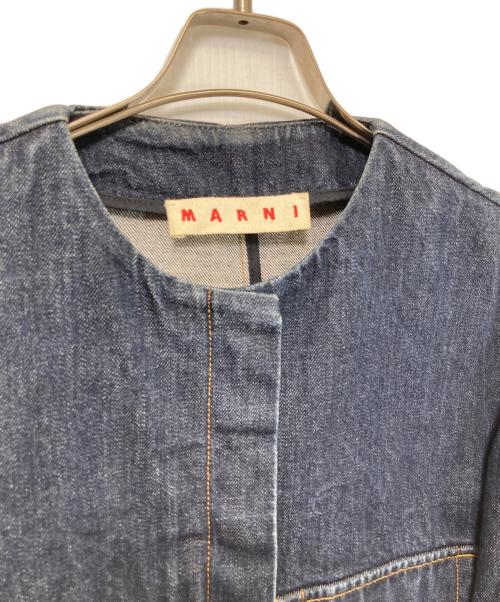 MARNI（マルニ）MARNI (マルニ) デニムジャケット インディゴ サイズ:36の古着・服飾アイテム