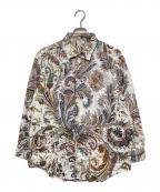 ETROエトロ）の古着「ペイズリー柄シャツ」｜ブラウン