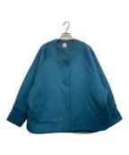TSUHARU by samansa Mos2ツハル バイ サマンサモスモス）の古着「ボトルネックショートコート」｜ブルー