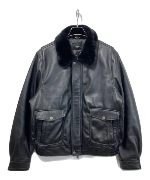 LIUGOO TOKYO（リューグー トーキョー）LIUGOO TOKYO (リューグー トーキョー) レザージャケット ブラック サイズ:LLの古着・服飾アイテム