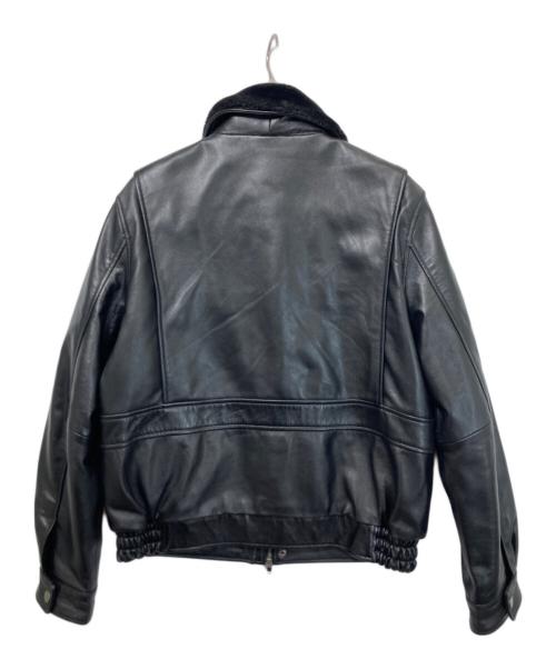 LIUGOO TOKYO（リューグー トーキョー）LIUGOO TOKYO (リューグー トーキョー) レザージャケット ブラック サイズ:LLの古着・服飾アイテム