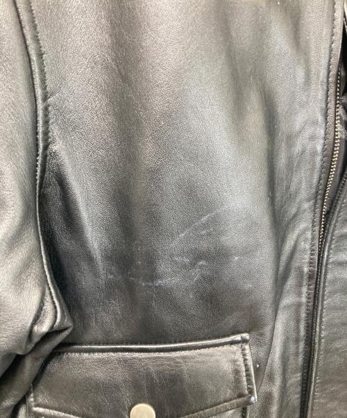 LIUGOO TOKYO（リューグー トーキョー）LIUGOO TOKYO (リューグー トーキョー) レザージャケット ブラック サイズ:LLの古着・服飾アイテム