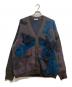 saby（サバイ）の古着「WATER SURFACE PATTERN KNIT CARDIGAN」｜ブラウン