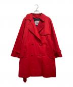 Burberry'sバーバリー）の古着「ライナー付トレンチコート」｜レッド