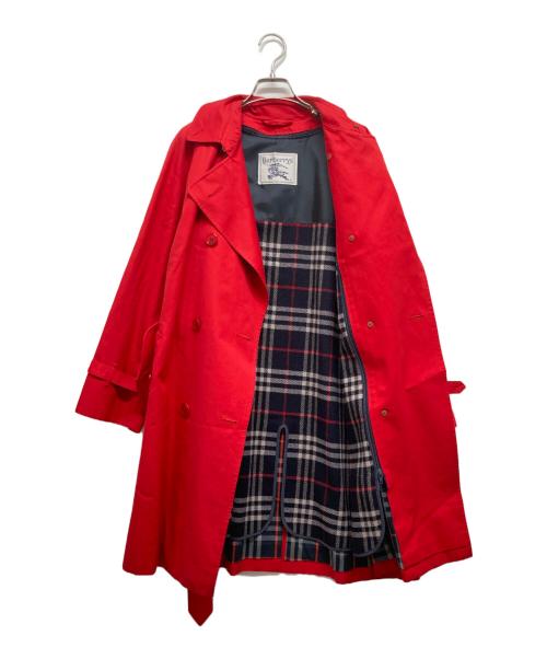 Burberry's（バーバリー）Burberry's (バーバリーズ) ライナー付トレンチコート レッド サイズ:9ARの古着・服飾アイテム