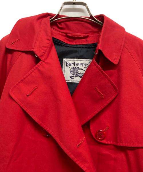 Burberry's（バーバリー）Burberry's (バーバリーズ) ライナー付トレンチコート レッド サイズ:9ARの古着・服飾アイテム