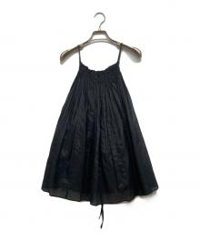 Plage（プラージュ）の古着「GATHERED DESIGN キャミ」｜ネイビー