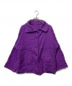 me ISSEY MIYAKEミーイッセイ ミヤケ）の古着「ジャケット」｜パープル