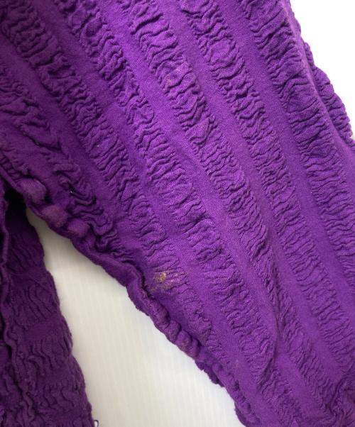 me ISSEY MIYAKE（ミーイッセイ ミヤケ）me ISSEY MIYAKE (ミーイッセイ ミヤケ) ジャケット パープル サイズ:記載なしの古着・服飾アイテム