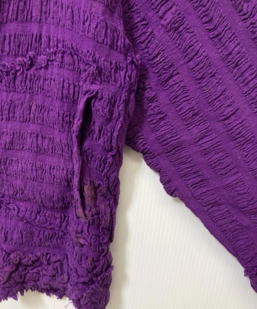 me ISSEY MIYAKE（ミーイッセイ ミヤケ）me ISSEY MIYAKE (ミーイッセイ ミヤケ) ジャケット パープル サイズ:記載なしの古着・服飾アイテム