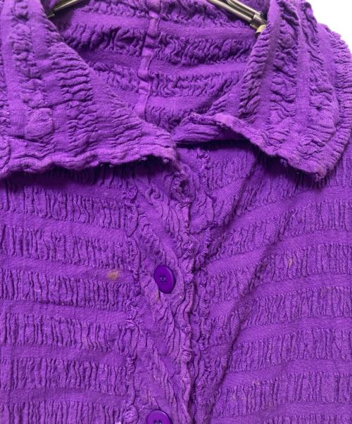 me ISSEY MIYAKE（ミーイッセイ ミヤケ）me ISSEY MIYAKE (ミーイッセイ ミヤケ) ジャケット パープル サイズ:記載なしの古着・服飾アイテム