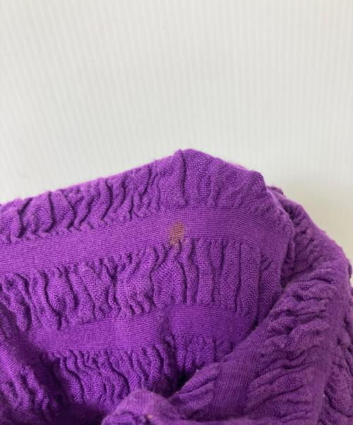 me ISSEY MIYAKE（ミーイッセイ ミヤケ）me ISSEY MIYAKE (ミーイッセイ ミヤケ) ジャケット パープル サイズ:記載なしの古着・服飾アイテム