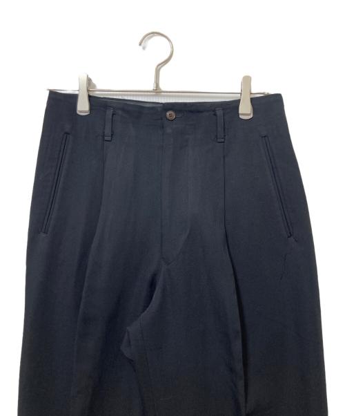 Jean Paul Gaultier homme（ジャンポールゴルチェオム）Jean Paul GAULTIER HOMME (ジャンポールゴルチェオム) ウールパンツ ブラック サイズ:46の古着・服飾アイテム