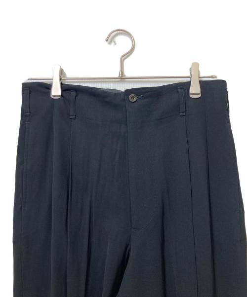 Jean Paul Gaultier homme（ジャンポールゴルチェオム）Jean Paul GAULTIER HOMME (ジャンポールゴルチェオム) ウールパンツ ブラック サイズ:48の古着・服飾アイテム