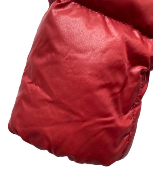 DUVETICA（デュベティカ）DUVETICA (デュベティカ) ファー付きダウンジャケット レッド サイズ:Lの古着・服飾アイテム