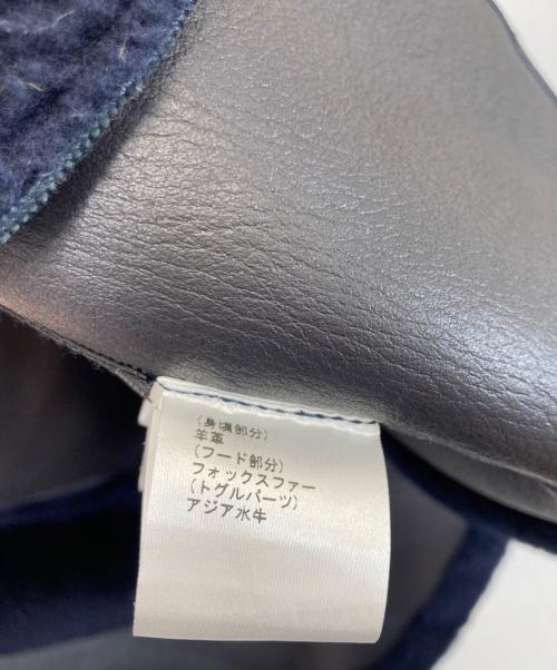GRACE CONTINENTAL（（グレースコンチネンタル）GRACE CONTINENTAL (（グレースコンチネンタル) ムートンコート ネイビー サイズ:36の古着・服飾アイテム