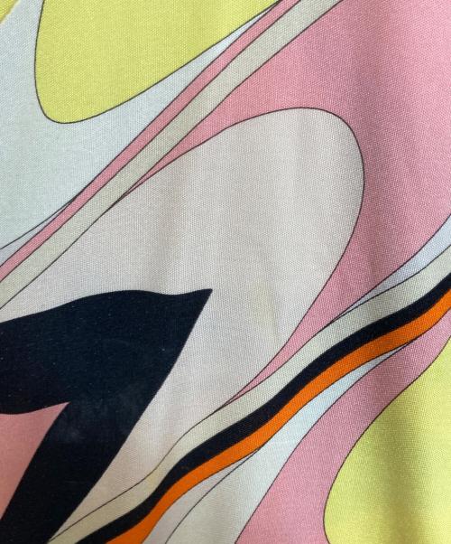 Emilio Pucci（エミリオ プッチ）Emilio Pucci (エミリオ プッチ) ノースリーブシルクワンピース ホワイト サイズ:36の古着・服飾アイテム