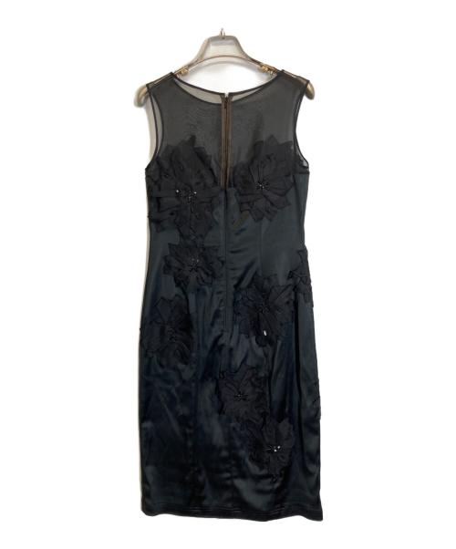 TADASHI SHOJI（タダシ ショージ）TADASHI SHOJI (タダシ ショージ) ビジューデザインワンピース ブラック サイズ:Sの古着・服飾アイテム