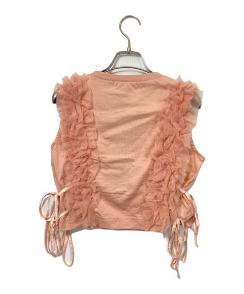 Snidel（スナイデル）Snidel (スナイデル) ノースリチュールカットTOPS ピンク サイズ:ONE SIZEの古着・服飾アイテム