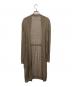 MAX MARA STUDIO (マックスマーラ ストゥディオ) リネン混ロングカーディガン ブラウン サイズ:S：7000円