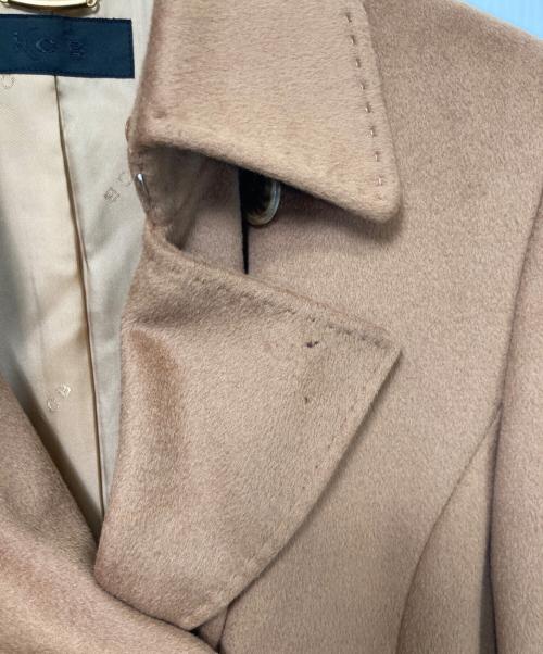 icB（アイシービー）icB (アイシービー) アンゴラ カシミヤコート ブラウン サイズ:9の古着・服飾アイテム