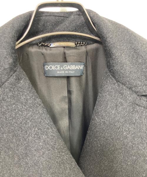 DOLCE & GABBANA（ドルチェ＆ガッバーナ）DOLCE & GABBANA (ドルチェ＆ガッバーナ) Pコート グレー サイズ:42の古着・服飾アイテム