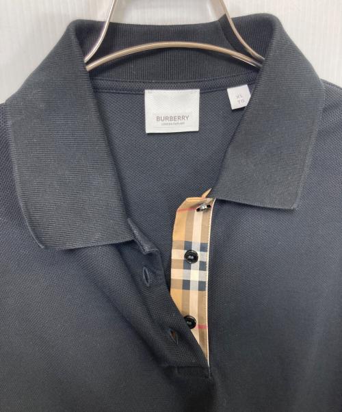 BURBERRY（バーバリー）BURBERRY (バーバリー) ポロシャツ ブラック サイズ:XLの古着・服飾アイテム