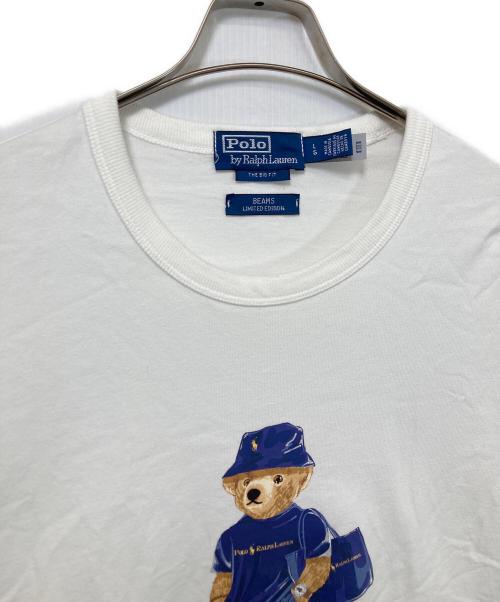 POLO RALPH LAUREN（ポロ・ラルフローレン）POLO RALPH LAUREN (ポロ・ラルフローレン) 半袖カットソー ホワイト サイズ:Lの古着・服飾アイテム