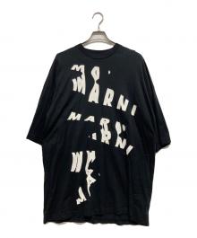 MARNI（マルニ）の古着「スキャンロゴプリントカットソー」｜ブラック
