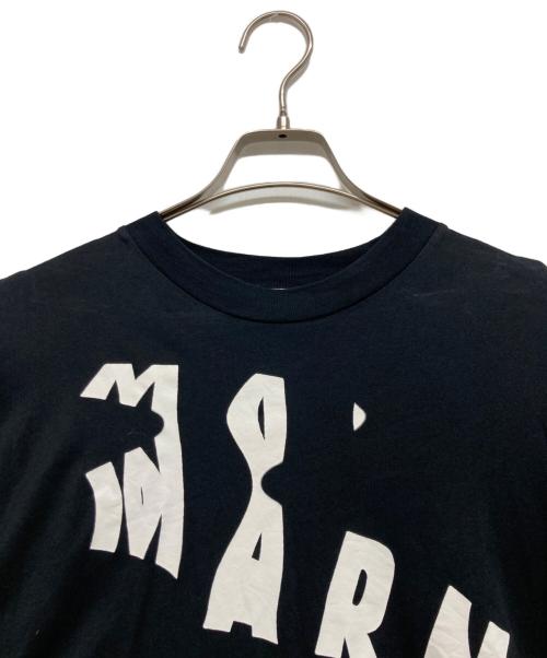 MARNI（マルニ）MARNI (マルニ) スキャンロゴプリントカットソー ブラック サイズ:48の古着・服飾アイテム