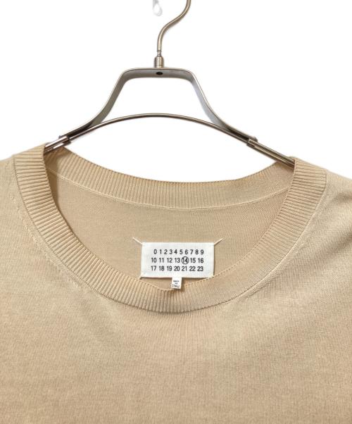 Maison Margiela（メゾンマルジェラ）Maison Margiela (メゾンマルジェラ) 半袖ニット ベージュ サイズ:Mの古着・服飾アイテム