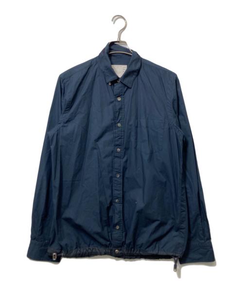 sacai（サカイ）sacai (サカイ) ドローストリングシャツ ネイビー サイズ:3の古着・服飾アイテム