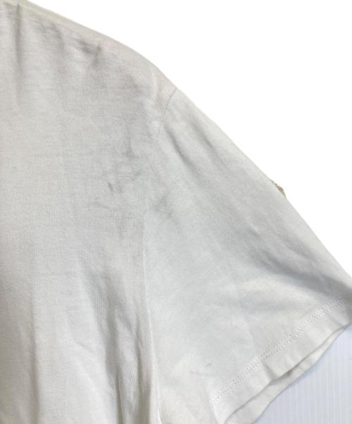 MONCLER（モンクレール）MONCLER (モンクレール) ロゴプリントTシャツ ホワイト サイズ:XLの古着・服飾アイテム