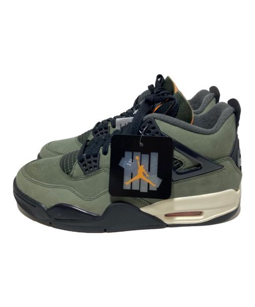 NIKE（ナイキ）NIKE (ナイキ) UNDEFEATED (アンディフィーテッド) Nike Air Jordan 4 Retro OG オリーブ サイズ:27の古着・服飾アイテム