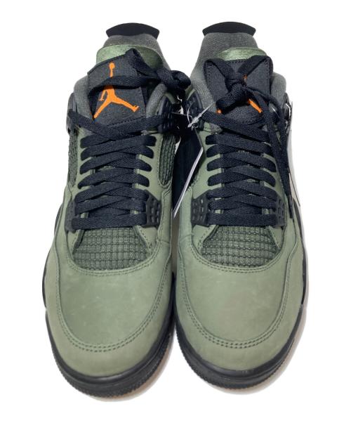 NIKE（ナイキ）NIKE (ナイキ) UNDEFEATED (アンディフィーテッド) Nike Air Jordan 4 Retro OG オリーブ サイズ:27の古着・服飾アイテム