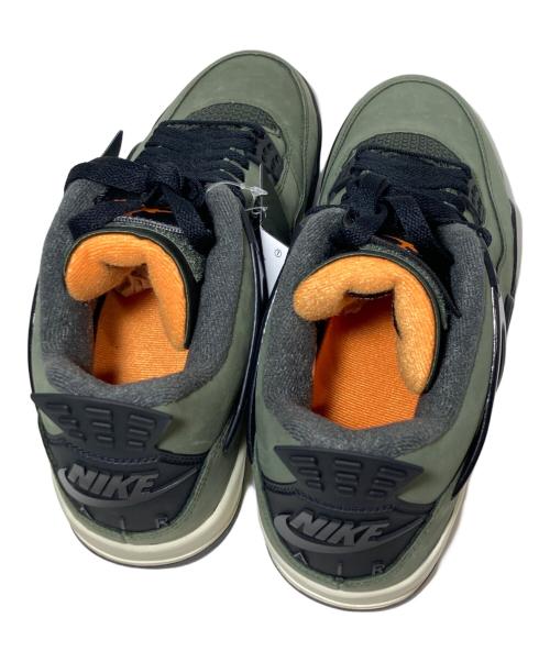 NIKE（ナイキ）NIKE (ナイキ) UNDEFEATED (アンディフィーテッド) Nike Air Jordan 4 Retro OG オリーブ サイズ:27の古着・服飾アイテム