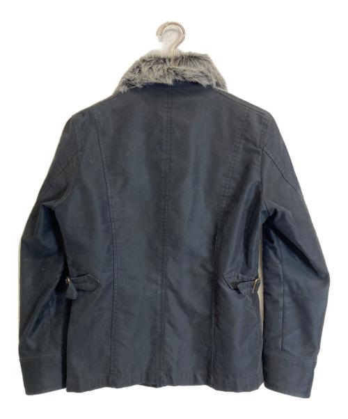 NICOLE（ニコル）NICOLE (ニコル) フェイクファー付きジャケット ブラック サイズ:Mの古着・服飾アイテム