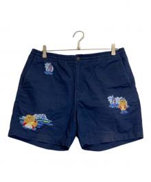 POLO RALPH LAUREN（ポロ・ラルフローレン）の古着「ポロベアハーフパンツ」｜ネイビー