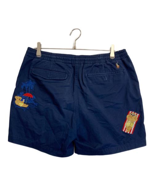 POLO RALPH LAUREN（ポロ・ラルフローレン）POLO RALPH LAUREN (ポロ・ラルフローレン) ポロベアハーフパンツ ネイビー サイズ:Lの古着・服飾アイテム