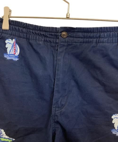 POLO RALPH LAUREN（ポロ・ラルフローレン）POLO RALPH LAUREN (ポロ・ラルフローレン) ポロベアハーフパンツ ネイビー サイズ:Lの古着・服飾アイテム