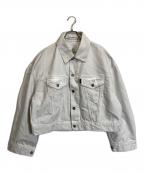 haikureハイクル）の古着「デニムジャケット」｜ホワイト