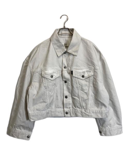haikure（ハイクル）HAIKURE (ハイクル) デニムジャケット ホワイト サイズ:Sの古着・服飾アイテム