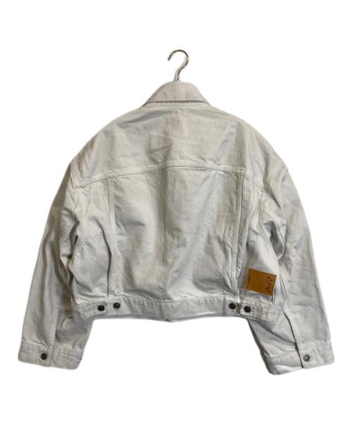 haikure（ハイクル）HAIKURE (ハイクル) デニムジャケット ホワイト サイズ:Sの古着・服飾アイテム