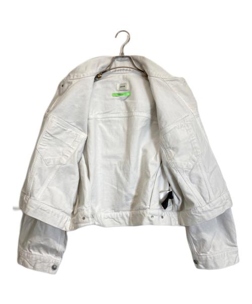 haikure（ハイクル）HAIKURE (ハイクル) デニムジャケット ホワイト サイズ:Sの古着・服飾アイテム